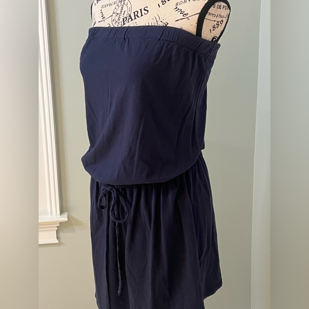 Michael Stars Bandeau Dress | Navy | Size S | Like New - Picture 6 of 11